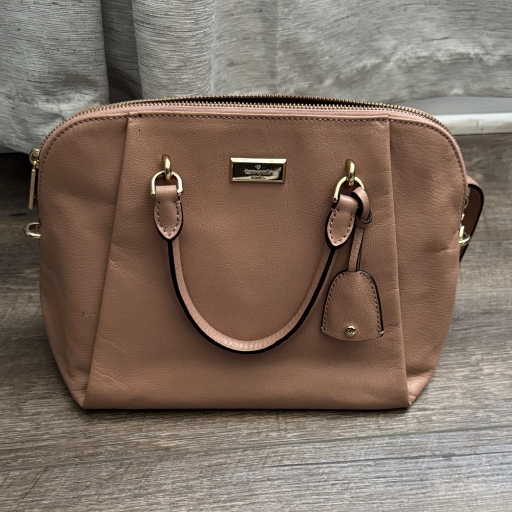 kate spade Blush Pink Leather Dome Satchel